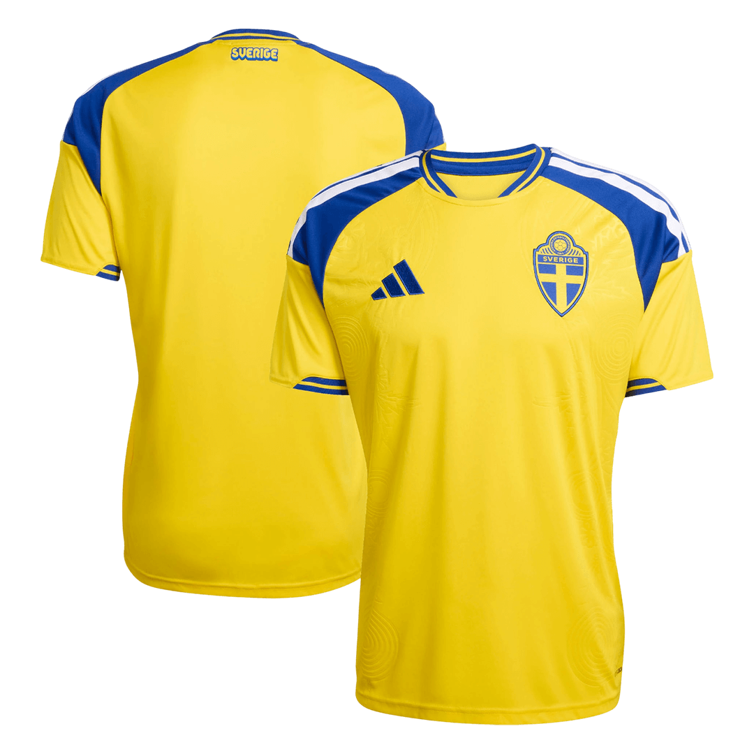 Sweden Soccer Jersey Home Custom Shirt World Cup 2026 - bestsoccerstore
