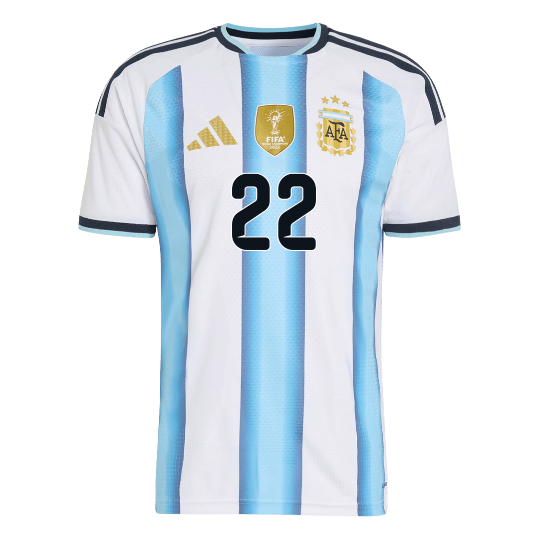 Argentina L.MARTÍNEZ #22 Home Player Version Soccer Jersey World Cup 2026