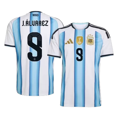 J.ÁLVAREZ #9 Argentina Soccer Jersey Home Shirt World Cup 2026 - bestsoccerstore