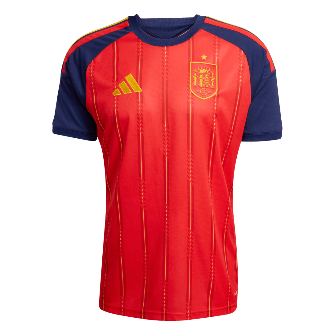 Spain Soccer Jersey Home Custom Shirt World Cup 2026 - bestsoccerstore