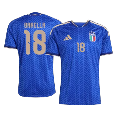 BARELLA #18 Italy Soccer Jersey Home Custom Shirt World Cup 2026 - bestsoccerstore