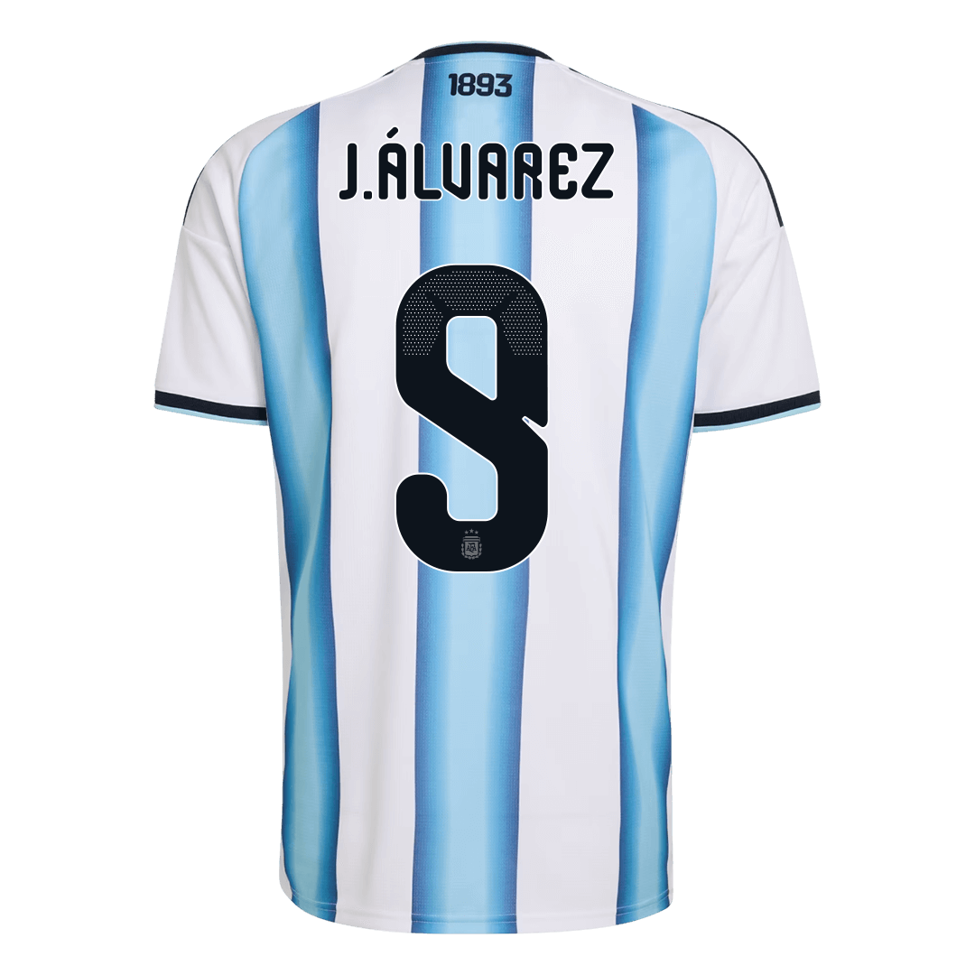 J.ÁLVAREZ #9 Argentina Soccer Jersey Home Shirt World Cup 2026 - bestsoccerstore