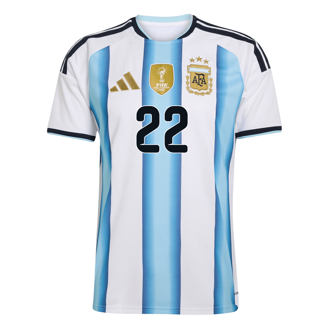 L.MARTÍNEZ #22 Argentina Soccer Jersey Home Shirt World Cup 2026 - bestsoccerstore