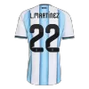 Argentina L.MARTÍNEZ #22 Home Player Version Soccer Jersey World Cup 2026 - bestsoccerstore