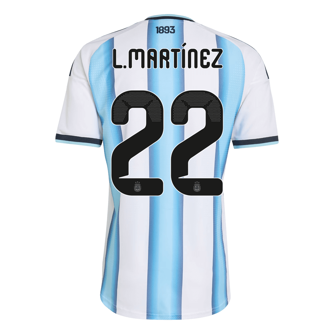 Argentina L.MARTÍNEZ #22 Home Player Version Soccer Jersey World Cup 2026 - bestsoccerstore
