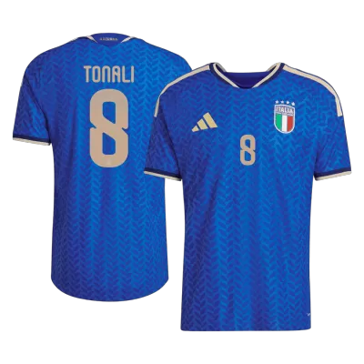 Italy TONALI #8 Custom Player Version Home Soccer Jersey World Cup 2026 - bestsoccerstore