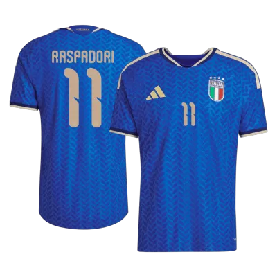 Italy RASPADORI #11 Custom Player Version Home Soccer Jersey World Cup 2026 - bestsoccerstore
