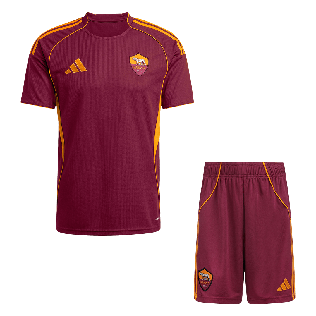 Roma Home 2025/26 Soccer Uniform Kits - bestsoccerstore