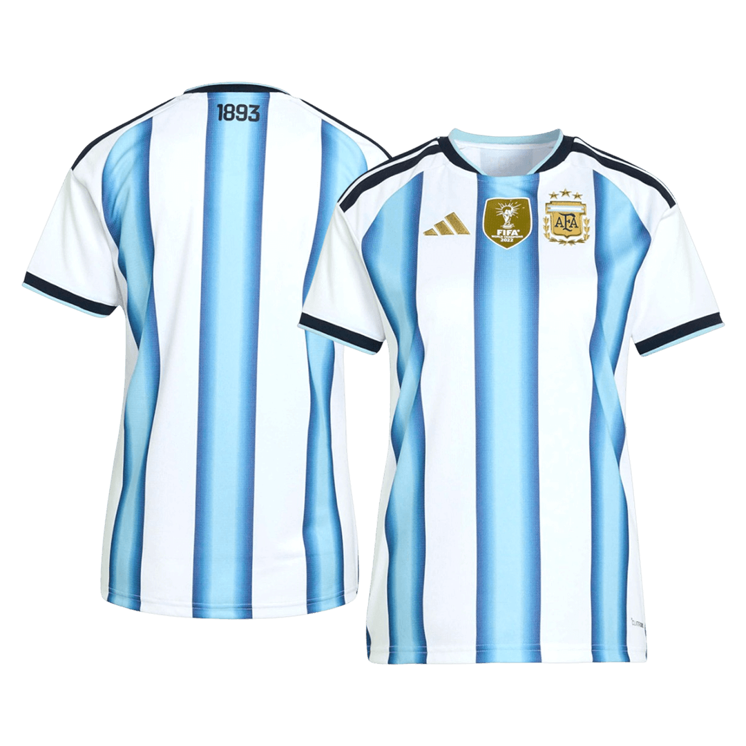 Argentina Soccer Jersey Home Women's Custom Shirt World Cup 2026 - bestsoccerstore