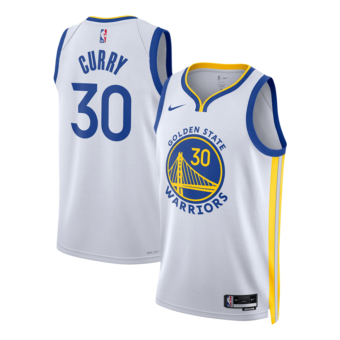 Curry #30 Golden State Warriors White Swingman NBA Jersey - Association Edition - bestsoccerstore