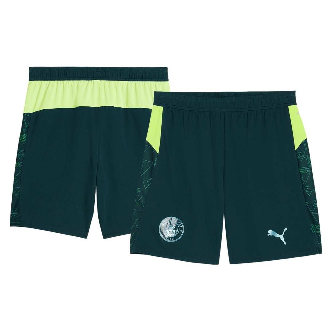Manchester City Soccer Shorts Fourth Away 2025/26 - bestsoccerstore