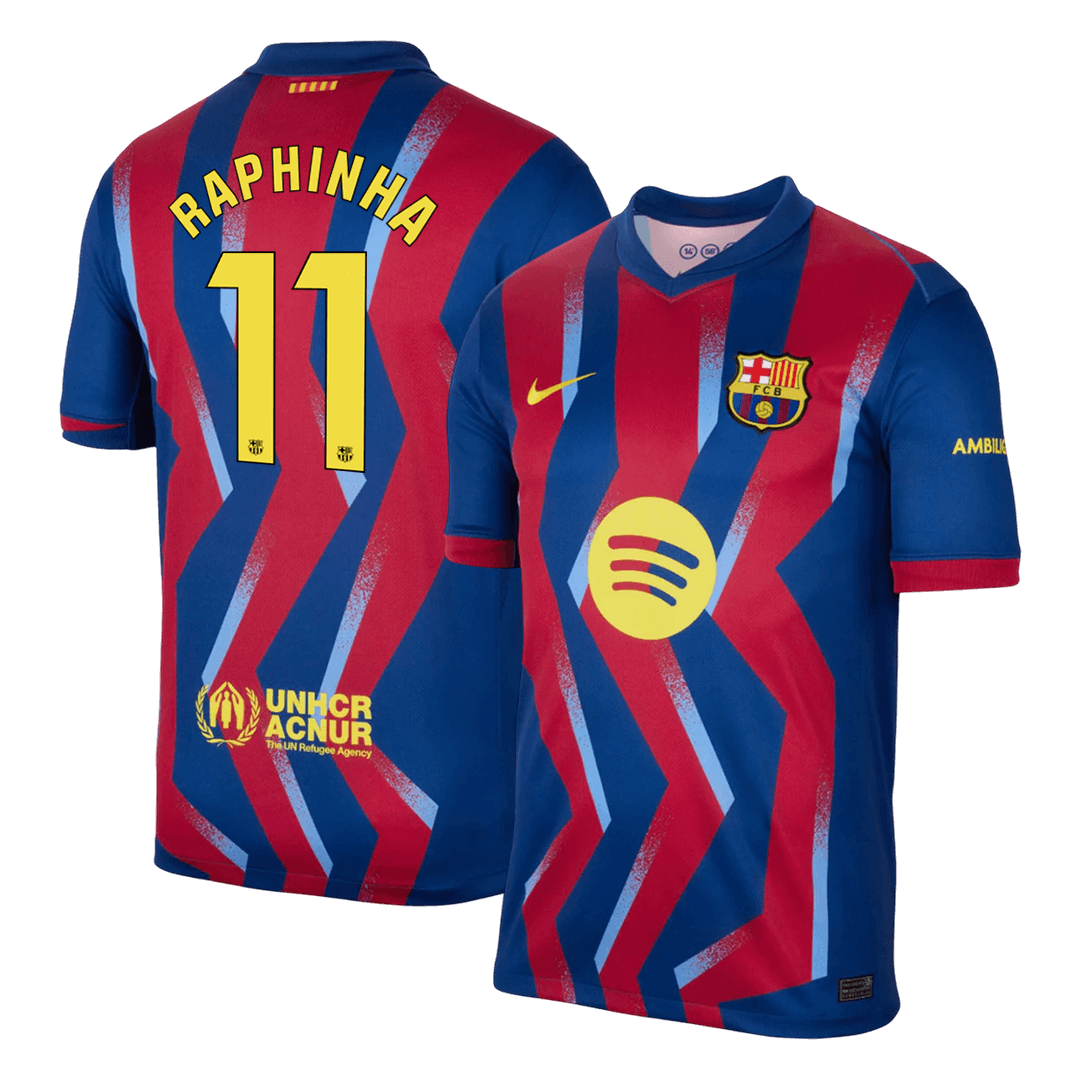 Barcelona RAPHINHA #11 Soccer Jersey Fourth Away Shirt 2025/26 - bestsoccerstore