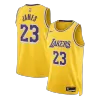 James #23 Los Angeles Lakers Gold Swingman NBA Jersey - Icon Edition - bestsoccerstore