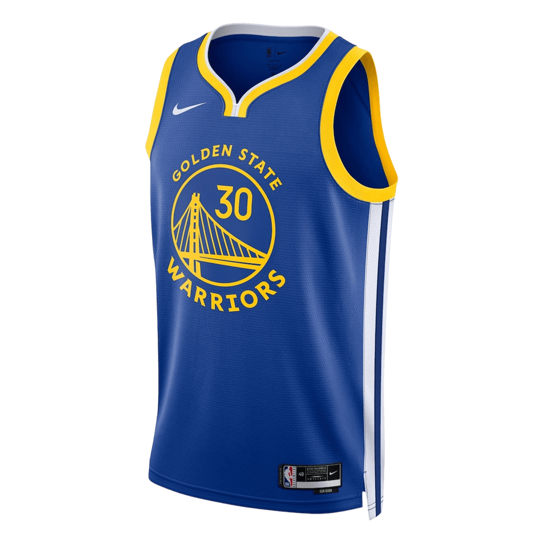 Curry #30 Golden State Warriors Blue Swingman NBA Jersey - Icon Edition - bestsoccerstore