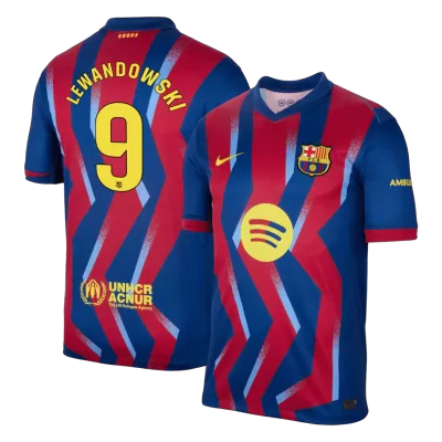 Barcelona LEWANDOWSKI #9 Soccer Jersey Fourth Away Shirt 2025/26 - bestsoccerstore
