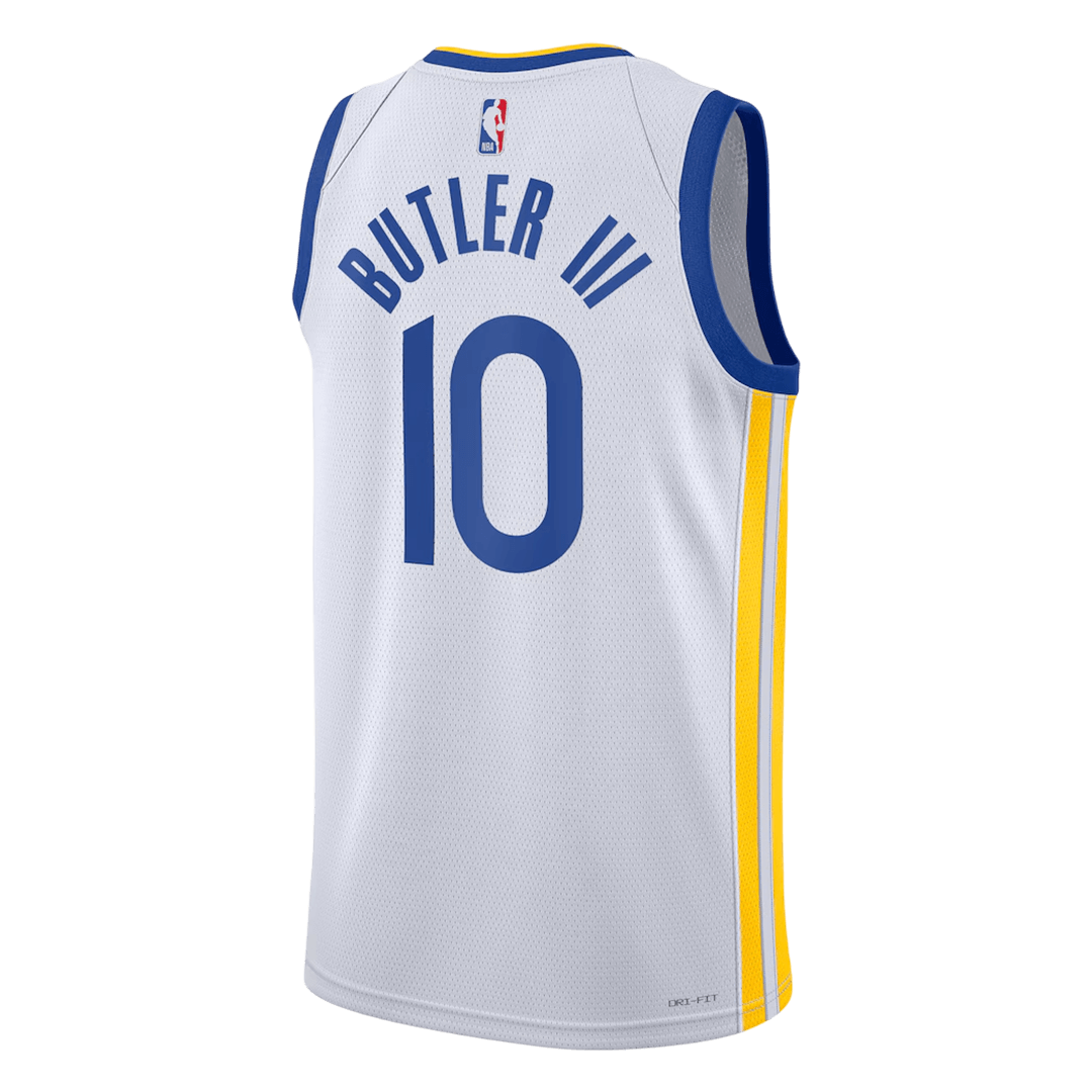 Butler #10 Golden State Warriors White Swingman NBA Jersey - Association Edition - bestsoccerstore