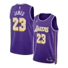 James #23 Los Angeles Lakers Purple Swingman NBA Jersey - Statement Edition - bestsoccerstore