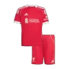 Kids Liverpool Home Custom Soccer Kits 2025/26 - bestsoccerstore