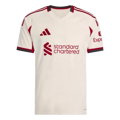 Liverpool Soccer Jersey Away 2025/26 Custom Shirt - bestsoccerstore