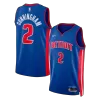 Cunningham #2 Detroit Pistons Blue Swingman NBA Jersey - Icon Edition - bestsoccerstore