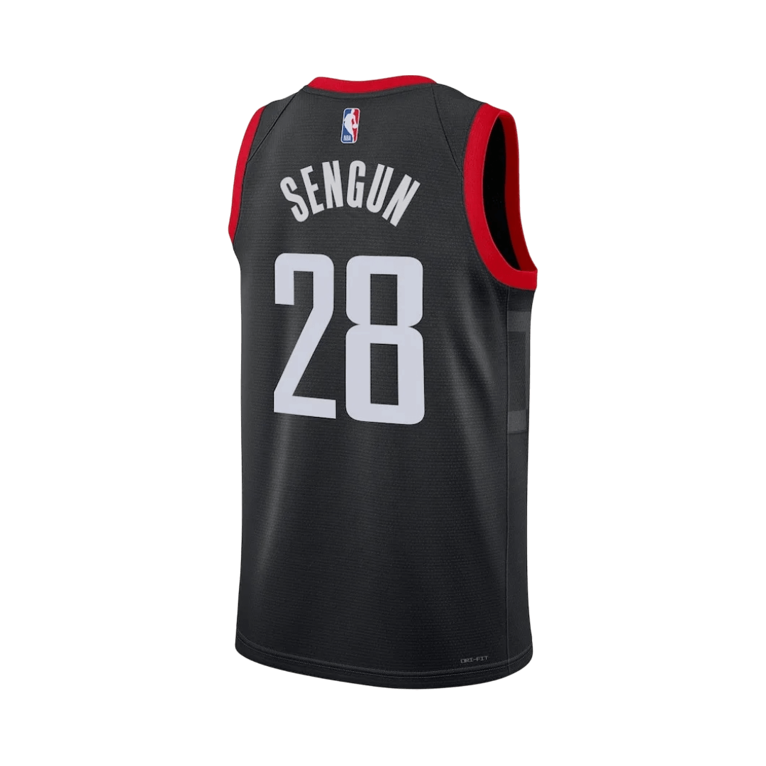 Şengün #28 Houston Rockets Black Swingman NBA Jersey - Statement Edition - bestsoccerstore
