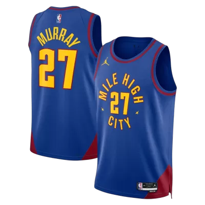 Murray #27 Denver Nuggets Blue Swingman NBA Jersey - Statement Edition - bestsoccerstore