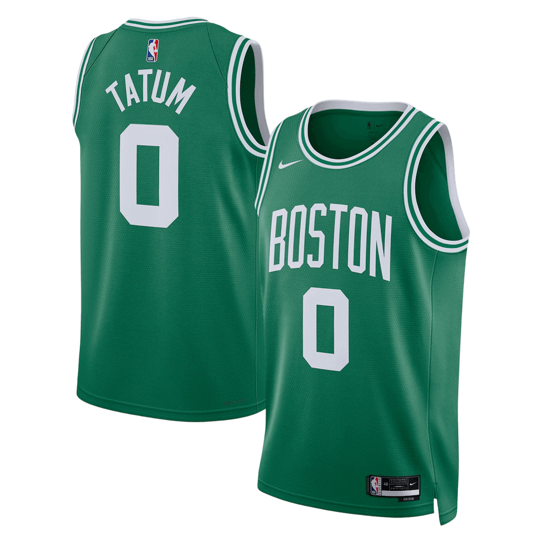 Tatum #0 Boston Celtics Green Swingman NBA Jersey - Icon Edition