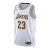 James #23 Los Angeles Lakers White Swingman NBA Jersey - Association Edition - bestsoccerstore