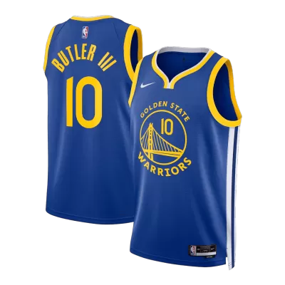 Butler #10 Golden State Warriors Blue Swingman NBA Jersey - Icon Edition - bestsoccerstore