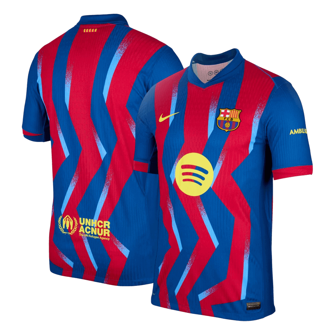 Barcelona Player Version Fourth Away Soccer Jersey 2025/26 - bestsoccerstore