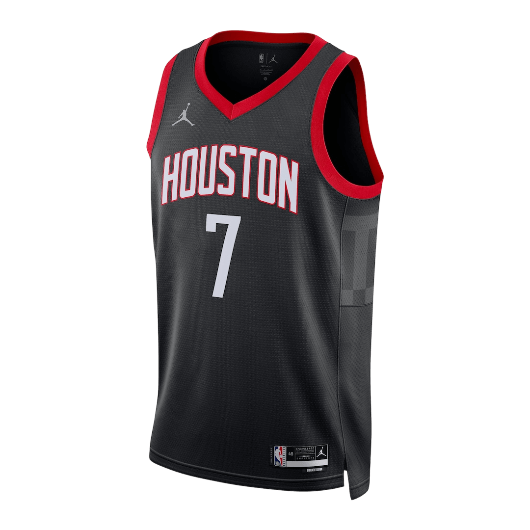Durant #7 Houston Rockets Black Swingman NBA Jersey - Statement Edition - bestsoccerstore