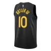 Butler #10 Golden State Warriors Black Swingman NBA Jersey - Statement Edition - bestsoccerstore