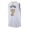 Brown #7 Boston Celtics 2025/26 White Swingman NBA Jersey - City Edition - bestsoccerstore