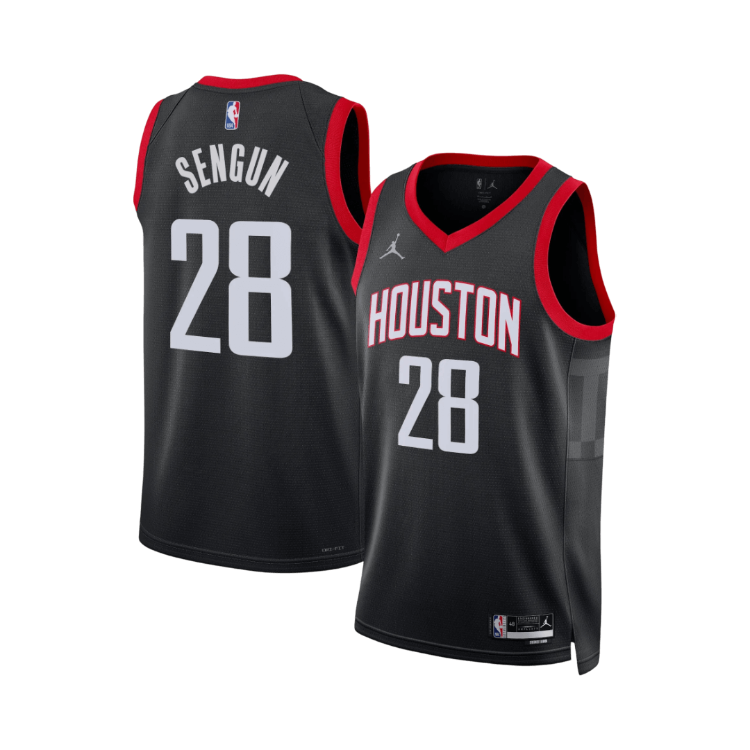 Şengün #28 Houston Rockets Black Swingman NBA Jersey - Statement Edition - bestsoccerstore