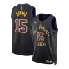 Reaves #15 Los Angeles Lakers 2025/26 Black Swingman NBA Jersey - City Edition - bestsoccerstore
