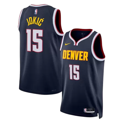 Jokić #15 Denver Nuggets Navy Swingman NBA Jersey - Icon Edition - bestsoccerstore