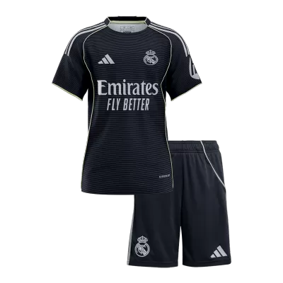 Kids Real Madrid Custom Away Soccer Kits 2025/26 - bestsoccerstore