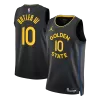 Butler #10 Golden State Warriors Black Swingman NBA Jersey - Statement Edition - bestsoccerstore
