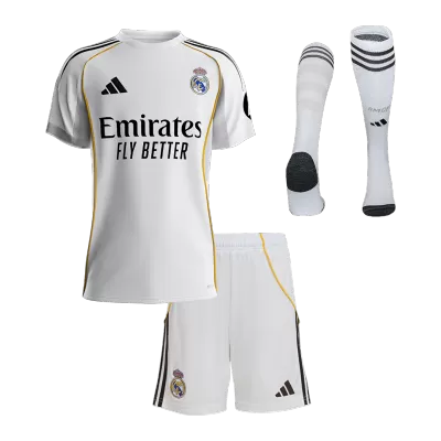 Kids Real Madrid Custom Home Full Soccer Kits
2025/26 - bestsoccerstore