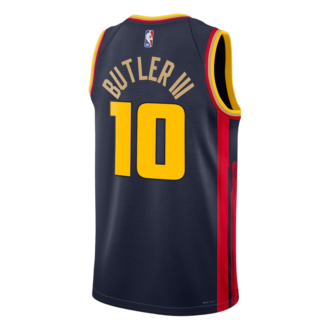 Butler #10 Golden State Warriors Navy Swingman NBA Jersey - City Edition - bestsoccerstore