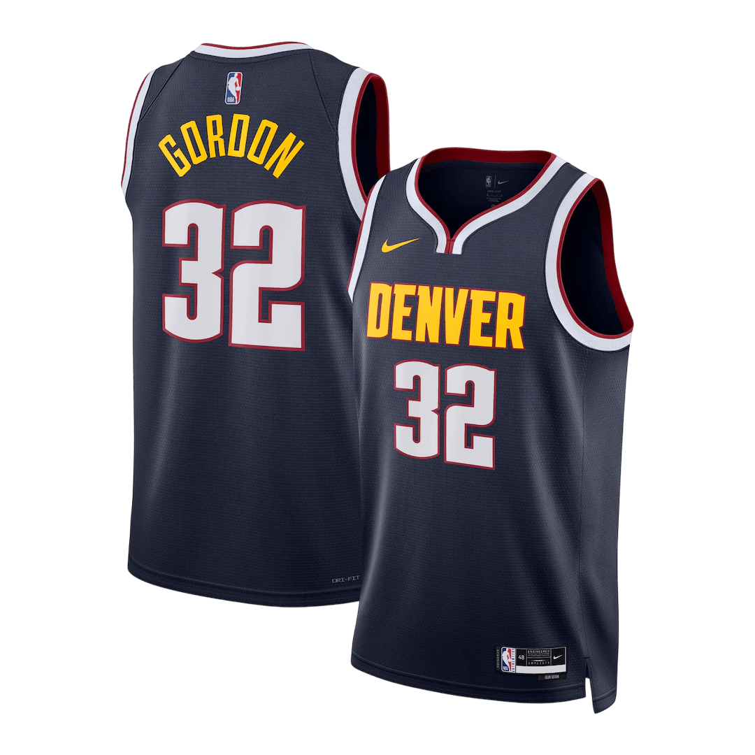 Gordon #32 Denver Nuggets Navy Swingman NBA Jersey - Icon Edition - bestsoccerstore