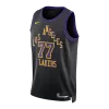 Dončić #77 Los Angeles Lakers 2025/26 Black Swingman NBA Jersey - City Edition - bestsoccerstore