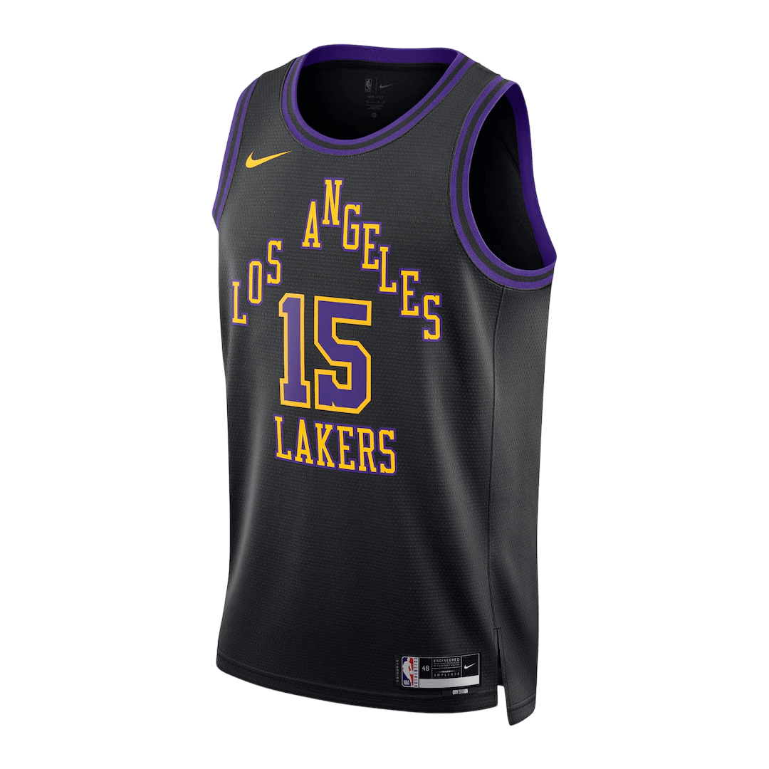 Reaves #15 Los Angeles Lakers 2025/26 Black Swingman NBA Jersey - City Edition - bestsoccerstore