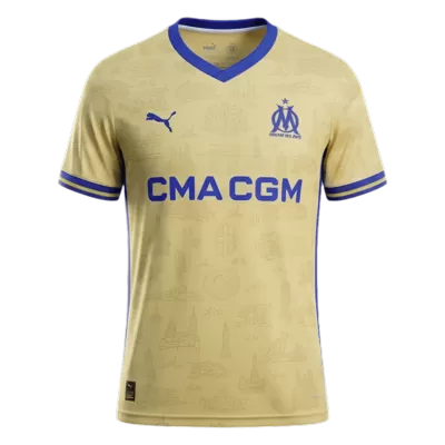Marseille Soccer Jersey Fourth Away Shirt 2025/26 - bestsoccerstore