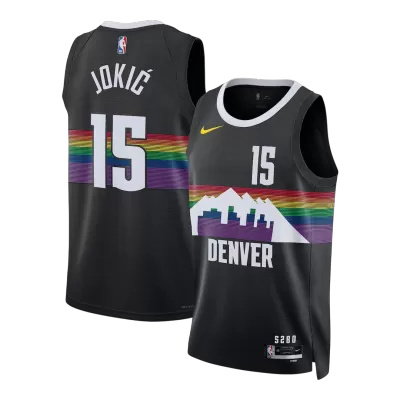Jokić #15 Denver Nuggets 2025/26 Black Swingman NBA Jersey - City Edition - bestsoccerstore