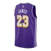 James #23 Los Angeles Lakers Purple Swingman NBA Jersey - Statement Edition - bestsoccerstore