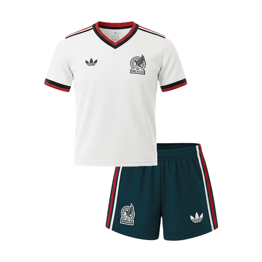 Kids Mexico Custom Away Soccer Kits World Cup 2026 - bestsoccerstore