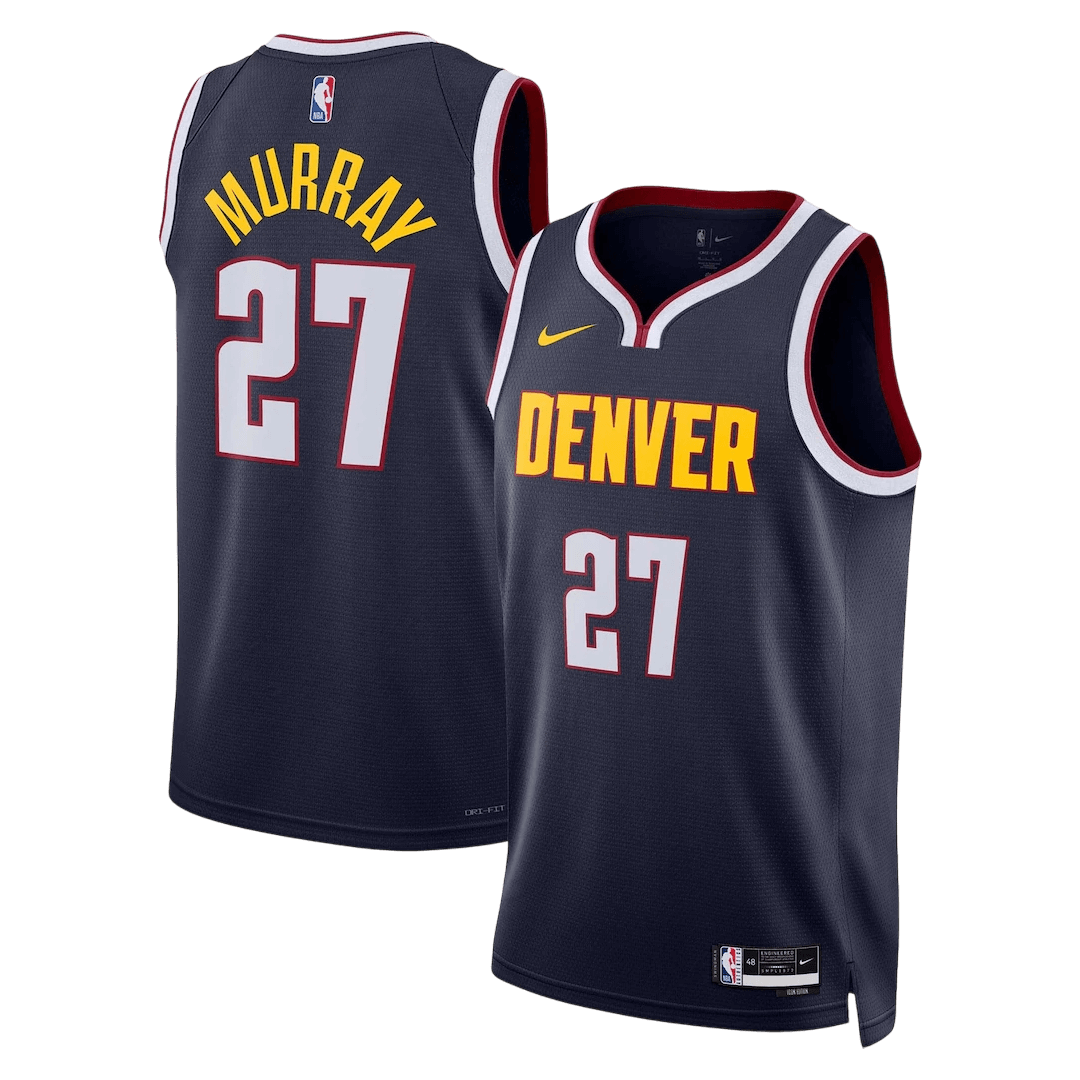Murray #27 Denver Nuggets Navy Swingman NBA Jersey - Icon Edition - bestsoccerstore