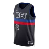 Cunningham #2 Detroit Pistons Black Swingman NBA Jersey - Statement Edition - bestsoccerstore