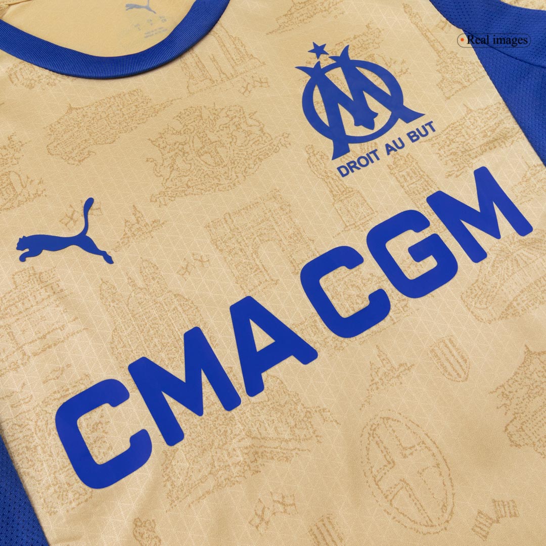Marseille Player Version Fourth Away Soccer Jersey 2025/26 - bestsoccerstore